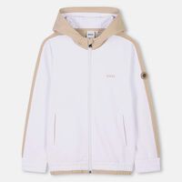 Longs-sleeve Logo-print Hooded Sweatshirt
