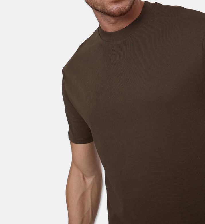 Galeries Lafayette Ts Mc Loose C, Dark-khaki, Xl, Model View