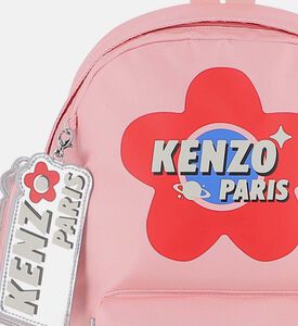 حقيبة ظهر قماشية بطباعة توضيحية