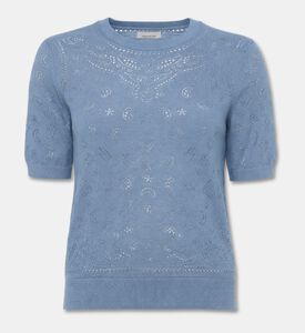 Zadig et Voltaire Textured Short-sleeve Sweater, Packshot View