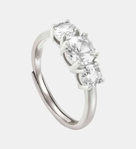 خاتم زركونيا مكعب ملون كلاسيكي