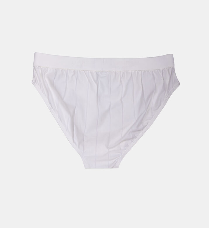 قميص قطن مزين بشعار على الخصر