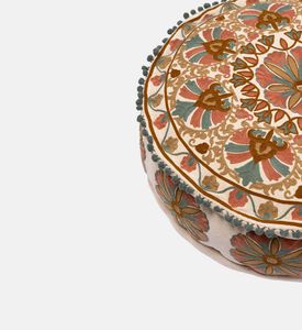 Home Deco and More Jylin Yarn-dyed Pouf 60x20 Cm, Packshot View