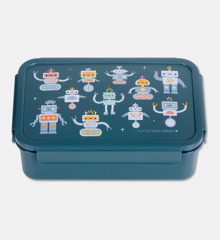 A Little Lovely Company Bento Lunch Box Robots, Packshot View