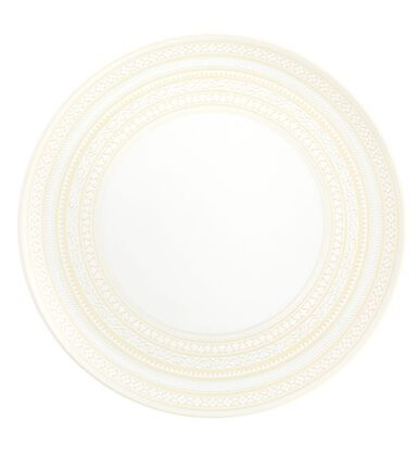 Ivory Porcelain Sample Dinner Plate