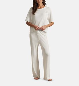 Polo by Ralph Lauren Waffle-knit Long-sleeve Pajama Set, Model View