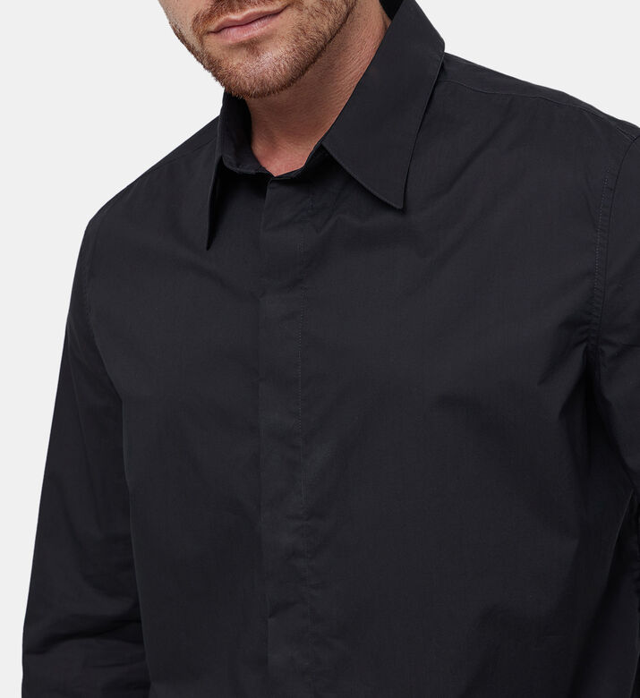 قميص بوبلين بجيب ساتشل قطن