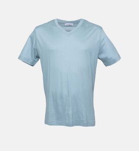 Lyocell V-neck Short Sleeve T-shirt Lyocell V-neck Short Sleeve T-shirt