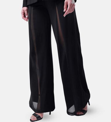 Mesh Wide-leg Trousers