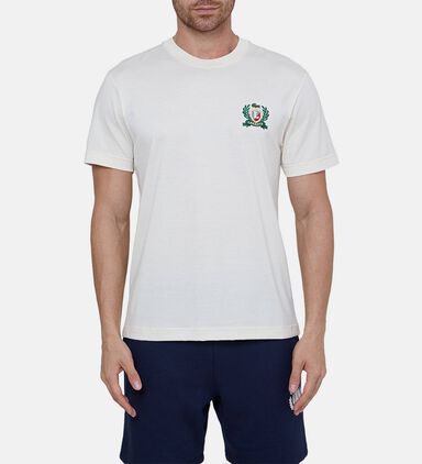 French Made Embroidered Badge T-shirt