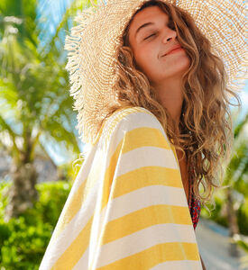 Delmor Stripped Beach Towel