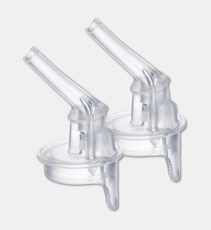 B.Box Silicone Spouts Straw Tops Set, Transparent, Packshot View