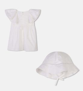 فستان للأطفال بأكمام مكشكشة