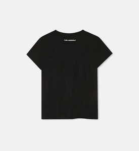 Choupette Embroidered Voile Short-sleeve T-shirt