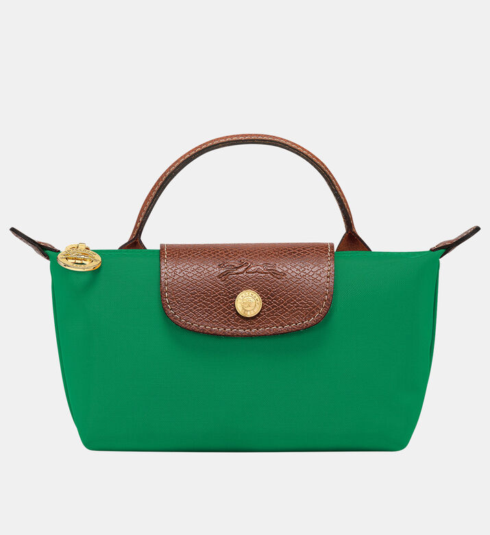 حقيبة لو بلياج بمقبض أخضر