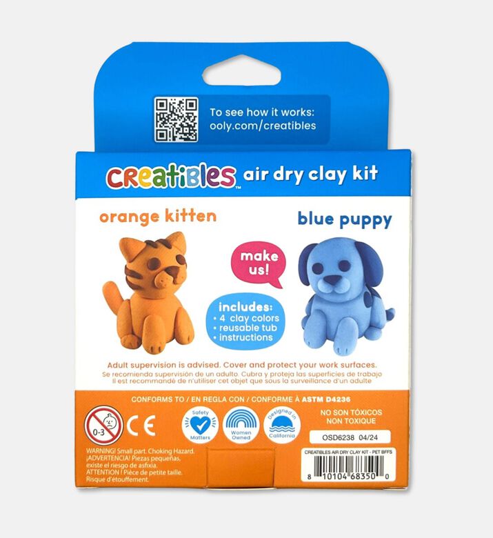 Ooly Clay Kit Creatibles Pet S.4, Packshot View