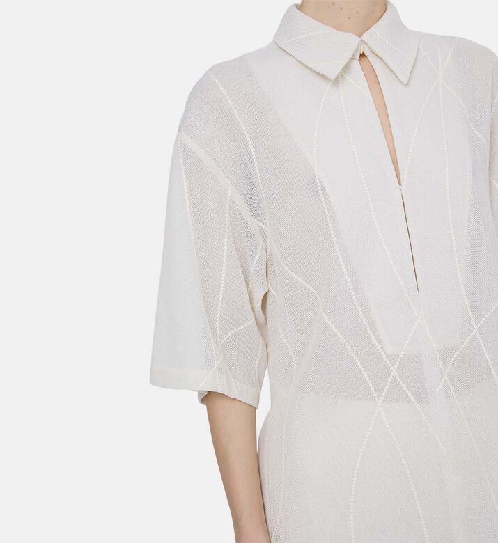 Embroidered Short-sleeve Shirt