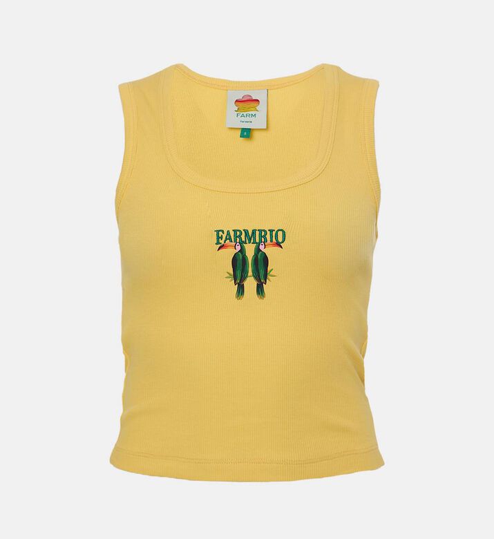 Toucan Bird Pattern Tank Top