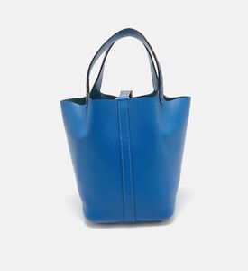 Leather Woven Strap-detail Tote Bag Preowned