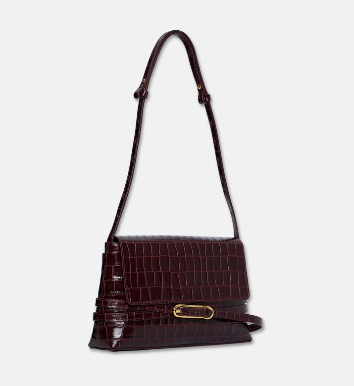 Liffner Bag Belted Shoulder, Burgundy, Packshot View
