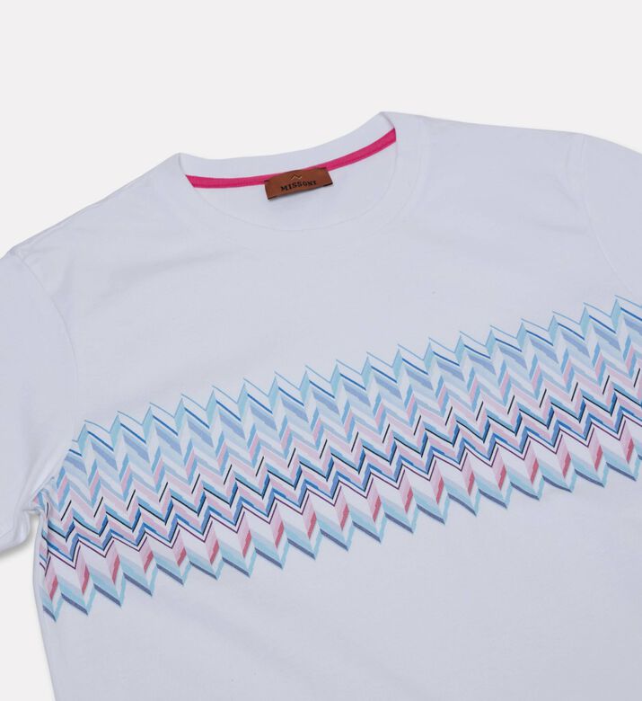 Missoni Zig Zag-print Crewneck T-shirt, Packshot View