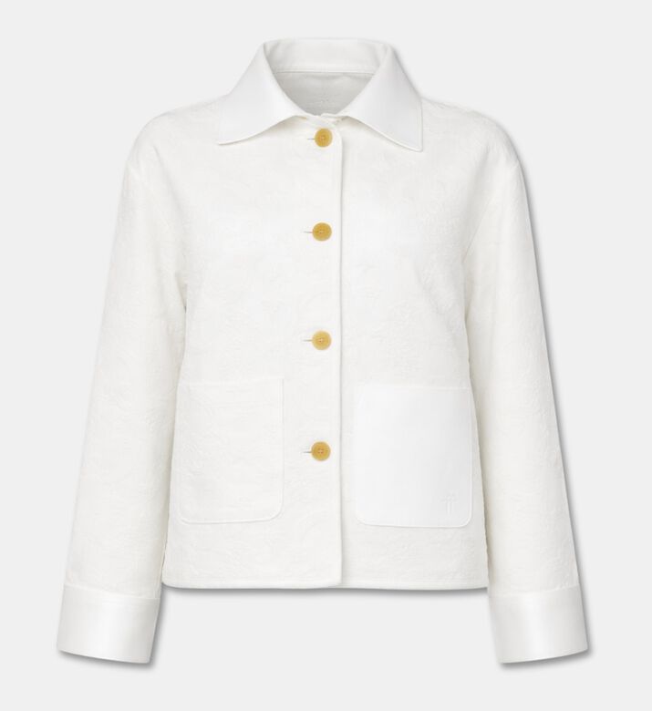 Forte-Forte Cotton Jacquard Work-style Jacket, Packshot View