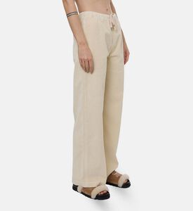 Maison Labiche Lauth Corduroy-textured Pants, Model View