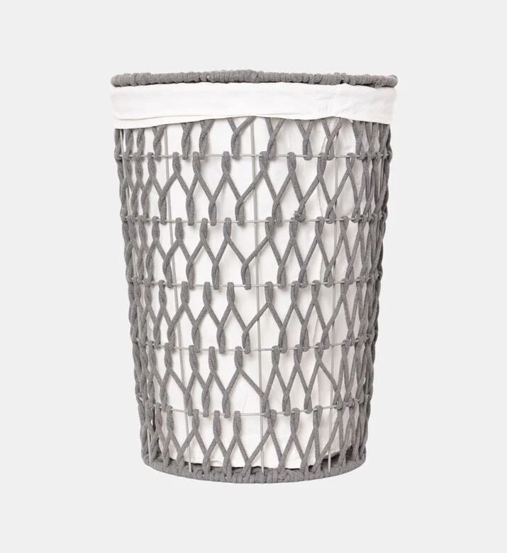 Home Deco and More Cotton Rope Laundry Basket, Packshot View