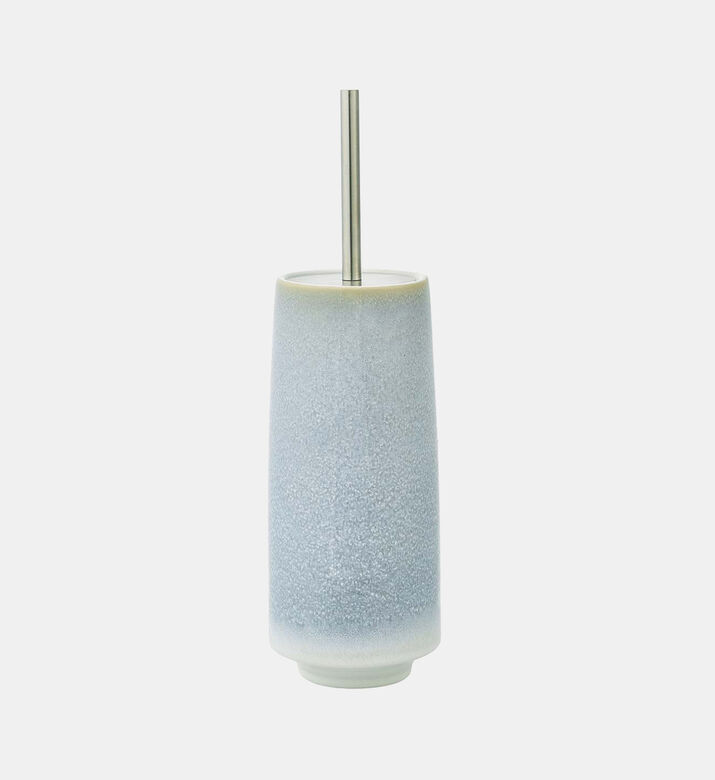 Aquanova Figo Ceramic Toilet Brush Holder, Blue, Packshot View