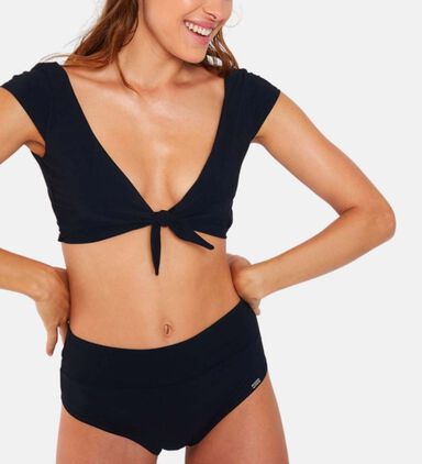 Mindo Black Tie-up Bikini Top