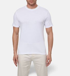 Vince Short-sleeve Regular-fit T-shirt, White, L, Model View