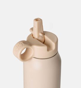 زجاجة مياه فولاذ مقاوم للصدأ مزينة بأزهار