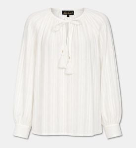 Luisa Spagnoli V-neck Long-sleeve Blouse, Packshot View