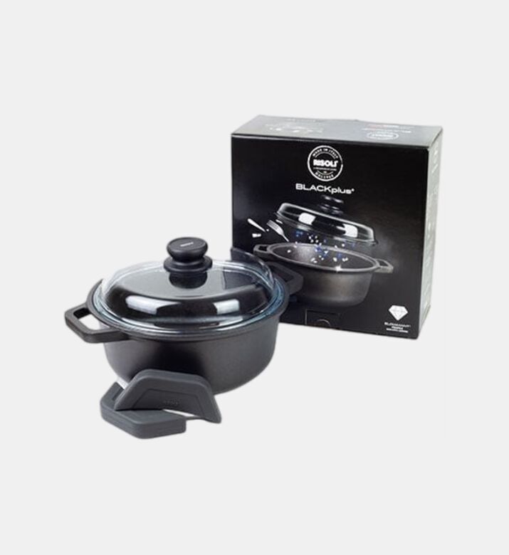 Risoli Glass Lid Handled Saucepot, Packshot View