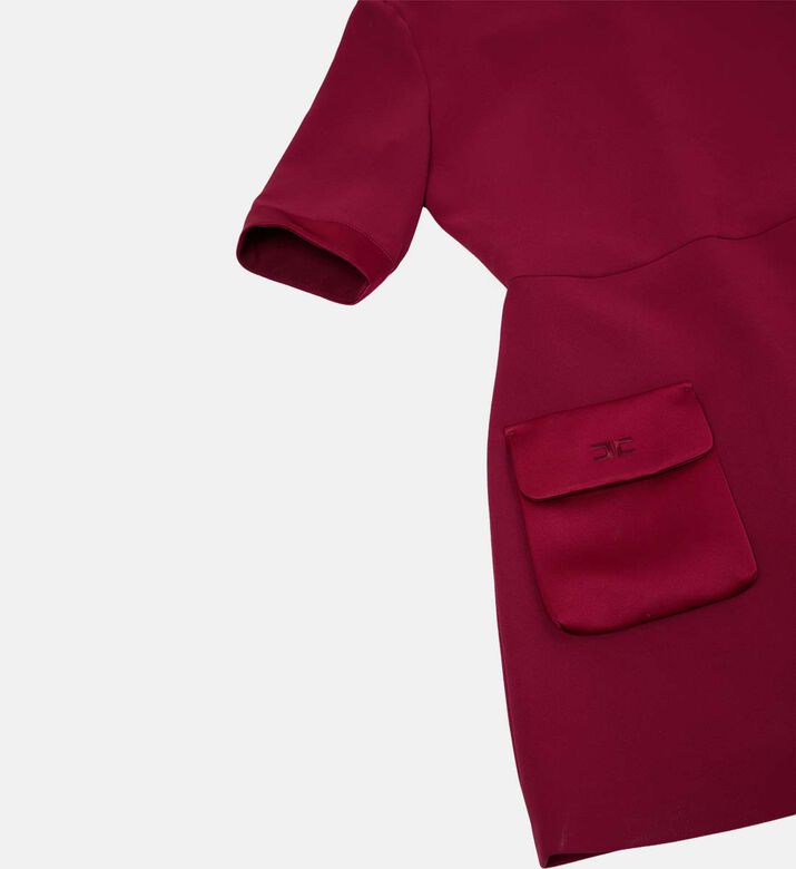 Button-detail Short-sleeve Dress