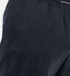 بنطال بخصر مطاطي صوف بكر