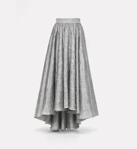 Poca and Poca Asymmetric Midi Flared Skirt, Packshot View
