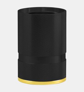 Message in the Bulb Madison Black Knurled Lamp Base, Black, Packshot View