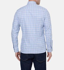 قميص بمربعات بقصة مفصلة