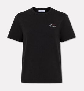 Maison Labiche Cotton Embroidered Script T-shirt, Packshot View
