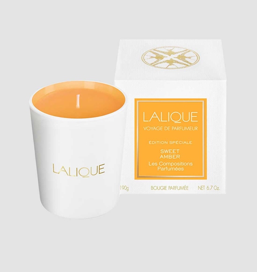 Lalique Sweet Amber Candle