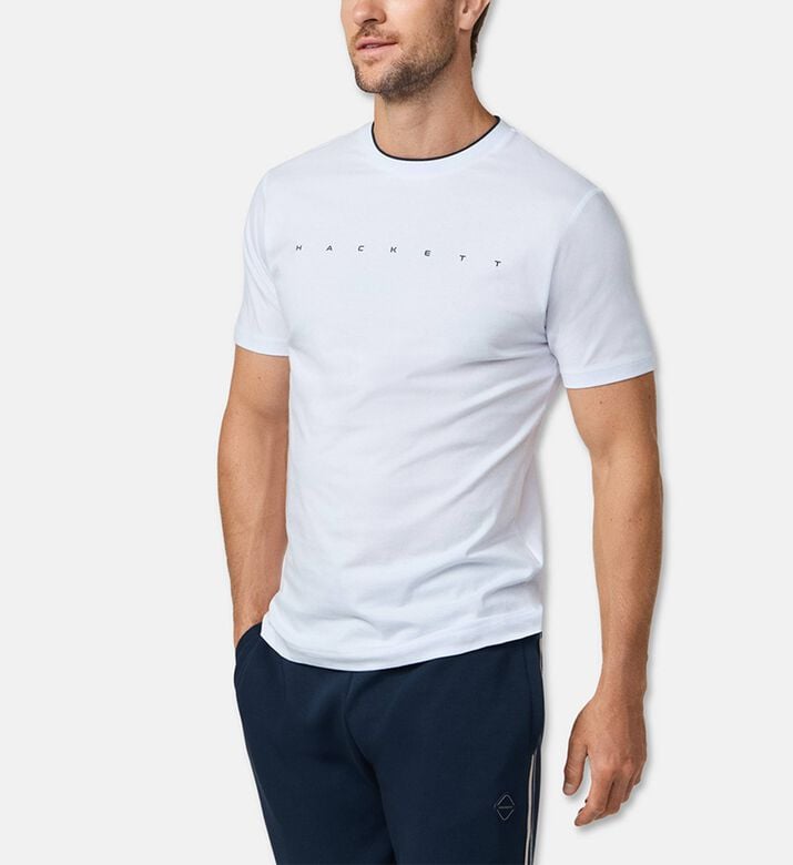 Hackett London Ts Essential, White, Xl, Model View