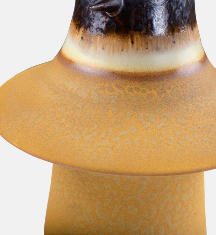 Datoga Wood Bronze Teeth Vase