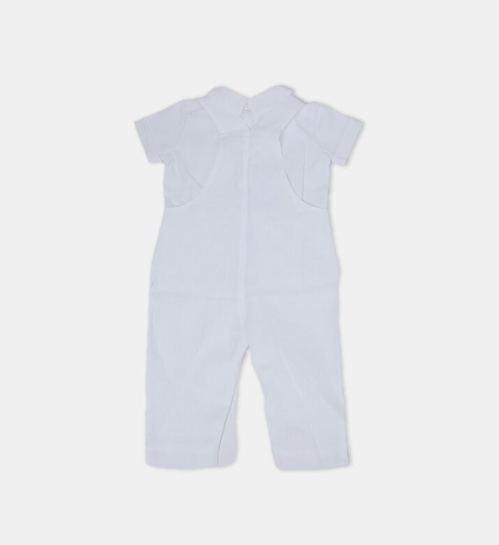 Cotton Shirt Buttoned Romper