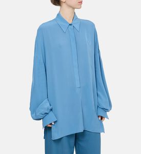 Puffy Sleeves Long-sleeve Shirt