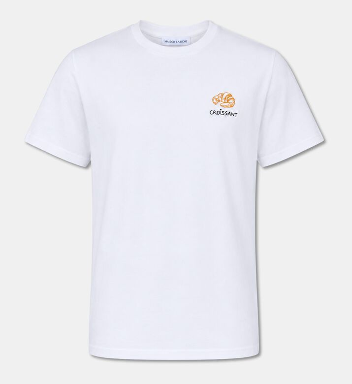 Maison Labiche Croissant-embroidery Crewneck T-shirt, Packshot View
