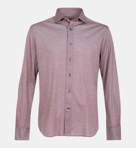 قميص قطن بياقة منتشرة