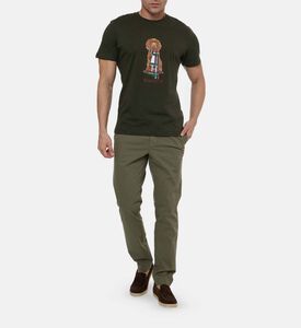 Hackett London Pant Kensing, Green, 33, Model View