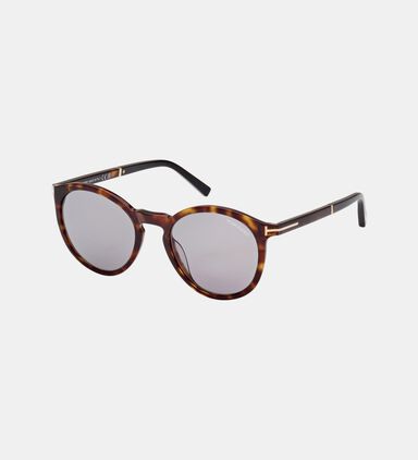Classic Round Side Logo Sunglasses 51