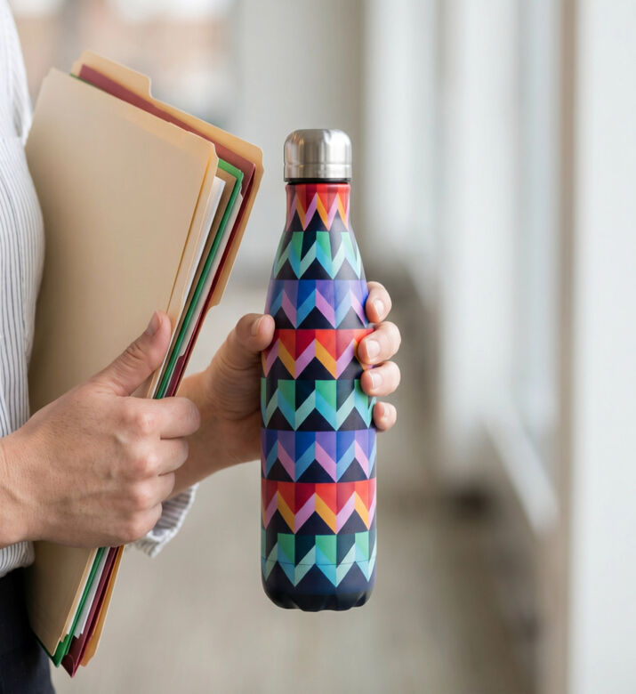 Silsal Bahja Stainless Steel Insulated Water Bottle, Packshot View